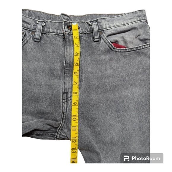 Vintage LEVIS 511 Men's Jeans Color Gray Size W36 -L32 With Black Leather tag - Picture 5 of 16